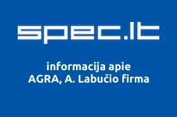 AGRA, A. Labučio firma | spec.lt