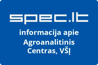 Agroanalitinis centras, VŠĮ