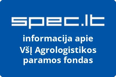 Agrologistikos paramos fondas, VŠĮ | spec.lt