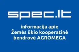 Žemės ūkio kooperatinė bendrovė AGROMEGA iliustracija