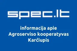 Agroserviso kooperatyvas Karčiupis