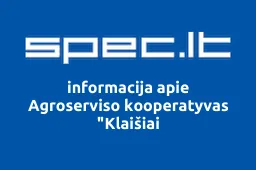 Agroserviso kooperatyvas "Klaišiai iliustracija