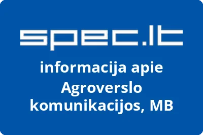 Agroverslo komunikacijos, MB