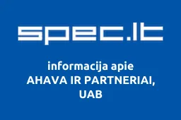 AHAVA IR PARTNERIAI, UAB
