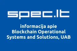 Blockchain Operational Systems and Solutions, UAB | spec.lt