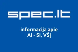 AI - SI, VŠĮ | spec.lt