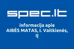 AIBĖS MATAS, I. Vaitkienės, IĮ | spec.lt