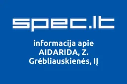AIDARIDA, Z. Grėbliauskienės, IĮ | spec.lt