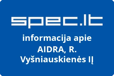 AIDRA, R. Vyšniauskienės, IĮ