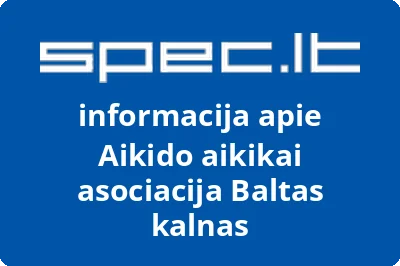 Aikido aikikai asociacija Baltas kalnas