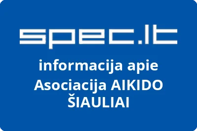 Asociacija AIKIDO ŠIAULIAI