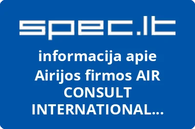 Airijos firmos AIR CONSULT INTERNATIONAL atstovybė