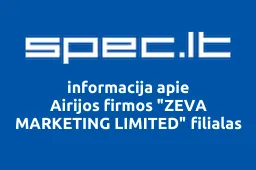 Airijos firmos "ZEVA MARKETING LIMITED" filialas | spec.lt