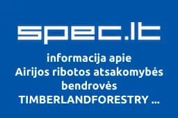 Airijos ribotos atsakomybės bendrovės TIMBERLANDFORESTRY PRODUCTS LIMITED atstovybė