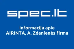 AIRINTA, A. Zdanienės firma | spec.lt