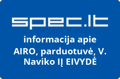 AIRO, parduotuvė, V. Naviko IĮ EIVYDĖ
