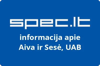 AIVA IR SESĖ, UAB