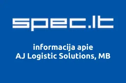 AJ Logistic Solutions, MB | spec.lt