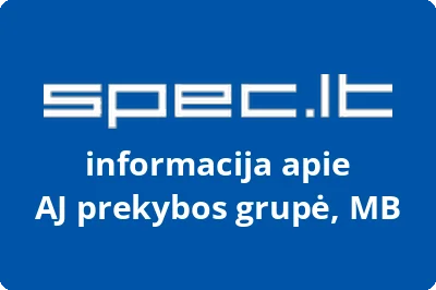 AJ prekybos grupė, MB | spec.lt