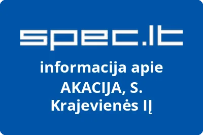 AKACIJA, S. Krajevienės, IĮ