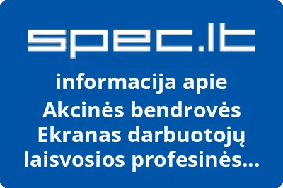 Akcinės bendrovės Ekranas darbuotojų laisvosios profesinės sąjungos labdaros fondas | spec.lt