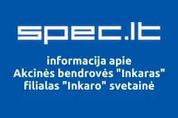 Akcinės bendrovės "Inkaras" filialas "Inkaro" svetainė | spec.lt