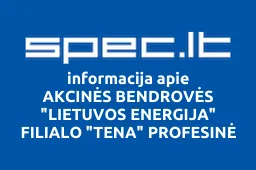 AKCINĖS BENDROVĖS "LIETUVOS ENERGIJA" FILIALO "TENA" PROFESINĖ SĄJUNGA iliustracija