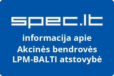 Akcinės bendrovės LPM-BALTI atstovybė