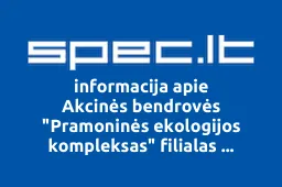 Akcinės bendrovės "Pramoninės ekologijos kompleksas" filialas "ATLYDA | spec.lt