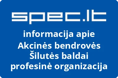 Akcinės bendrovės Šilutės baldai profesinė organizacija