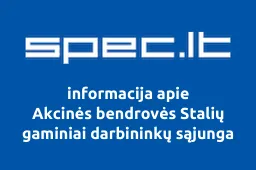 Akcinės bendrovės Stalių gaminiai darbininkų sąjunga