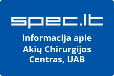 Akių chirurgijos centras, UAB