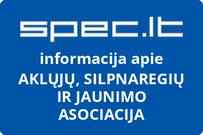 AKLŲJŲ, SILPNAREGIŲ IR JAUNIMO ASOCIACIJA