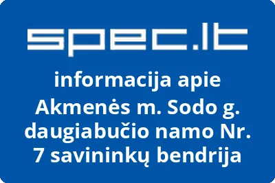 Akmenės m. Sodo g. daugiabučio namo Nr. 7 savininkų bendrija