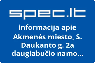 Akmenės miesto, S. Daukanto g. 2a daugiabučio namo savininkų bendrija