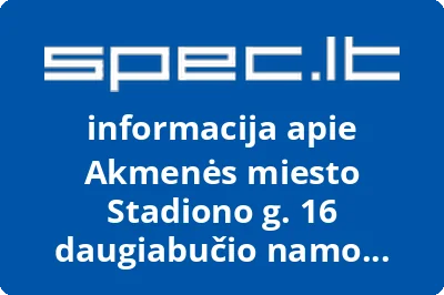 Akmenės miesto Stadiono g. 16 daugiabučio namo savininkų bendrija Aštuonetas