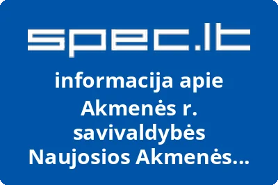 Akmenės r. savivaldybės Naujosios Akmenės kaimiškoji seniūnija