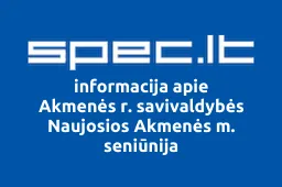 Akmenės r. savivaldybės Naujosios Akmenės m. seniūnija iliustracija