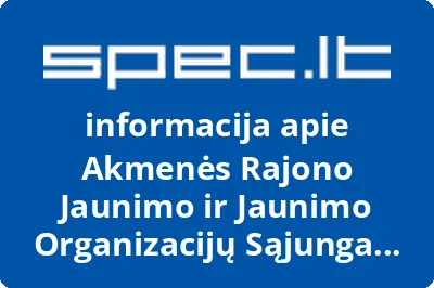 Akmenės Rajono Jaunimo ir Jaunimo Organizacijų Sąjunga Jaunimo Apskritasis Stalas