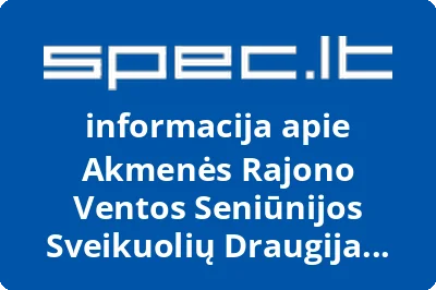 Akmenės rajono Ventos seniūnijos sveikuolių draugija BŪKIM SVEIKI