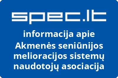 Akmenės seniūnijos melioracijos sistemų naudotojų asociacija
