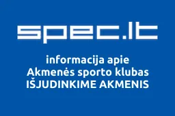 Akmenės sporto klubas IŠJUDINKIME AKMENIS iliustracija