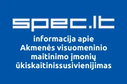 Akmenės visuomeninio maitinimo įmonių ūkiskaitinissusivienijimas | spec.lt