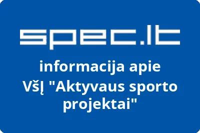 Aktyvaus sporto projektai, VŠĮ