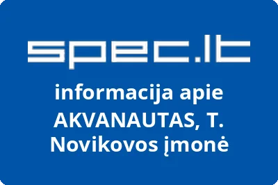 AKVANAUTAS, T. Novikovos įmonė