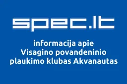 Visagino povandeninio plaukimo klubas Akvanautas | spec.lt