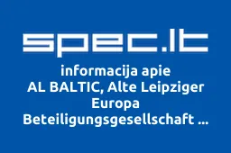 AL BALTIC, Alte Leipziger Europa Beteiligungsgesellschaft mbH filialas iliustracija