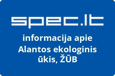 Alantos ekologinis ūkis, ŽŪB