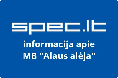 Alaus alėja, MB | spec.lt