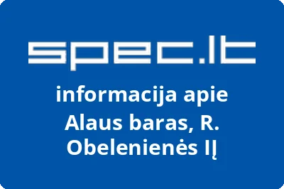 Alaus baras, R. Obelenienės, IĮ